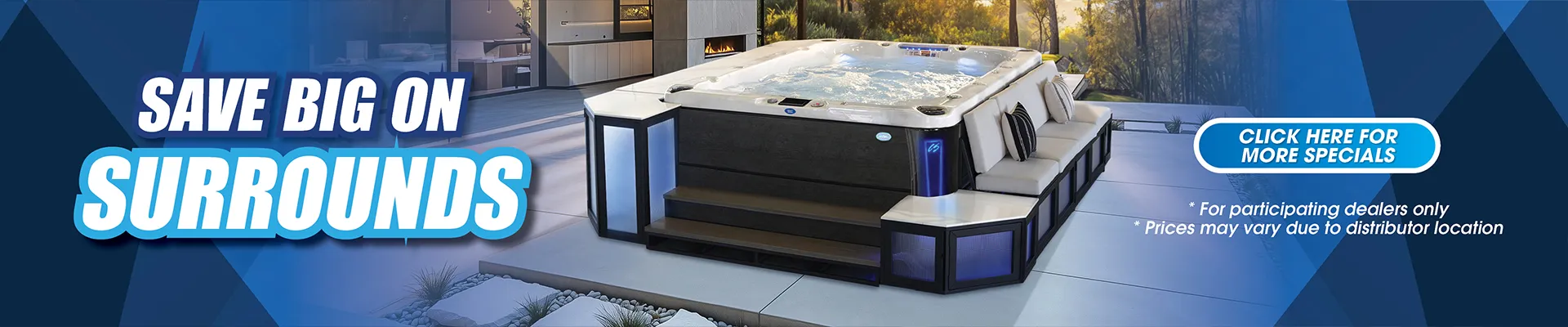 Calspas hot tub being used in a family setting - Franklin